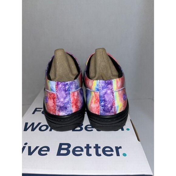 Klogs Leather Nursing Shoe Women 7.5 M Mission Color Run Patent Slip Resistant - Picture 3 of 10